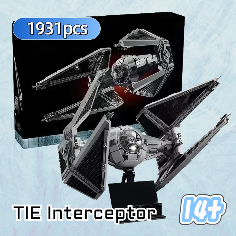 Nouveauté Interceptor Starfighter 1931 pièces modèle 75382 construction à collectionner cravate pilote Mini figure affichage créatif ensembles cadeaux