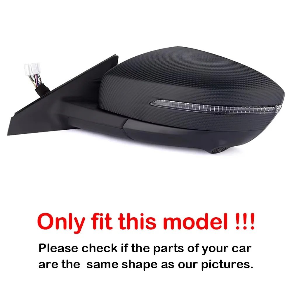 For Dodge Attitude 2024 2025 Trumpchi GAC Empow 2022-2025 Car Sticker Mirror Cover Cap Rearview Side Wing Cap Lid Accessories