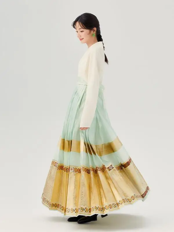 

Женская многофункциональная юбка Yunjing Lamp Ming Dynas Sle из смесового полиэстера, коллекция Осень 2024