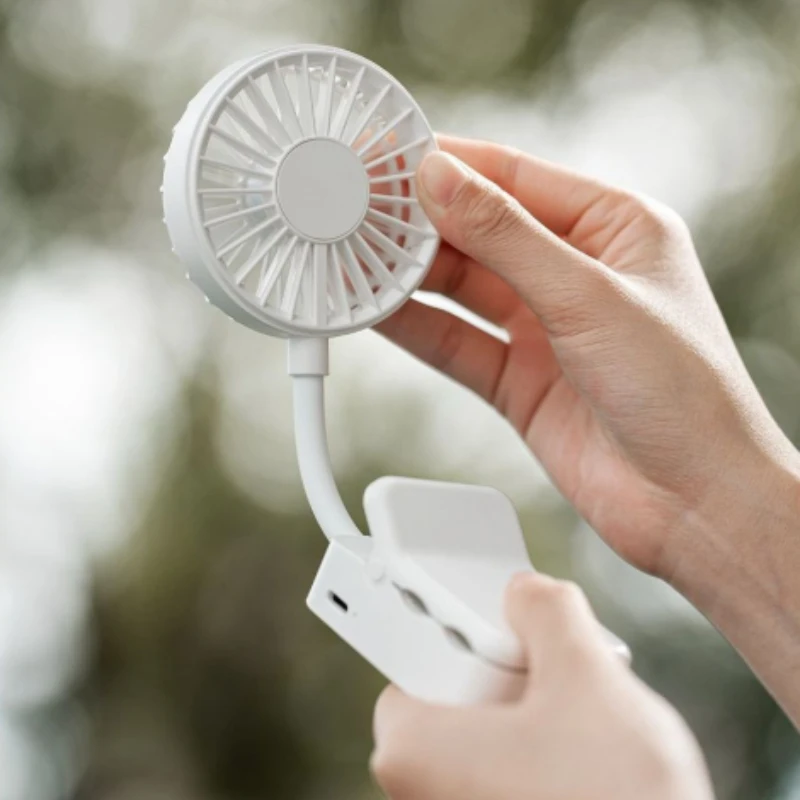 

USB Rechargeable Mini Fans Portable Fan Convenient Pocket Hand-held Fan Lightweight Travel Camping Outdoors Desk Fans for Home