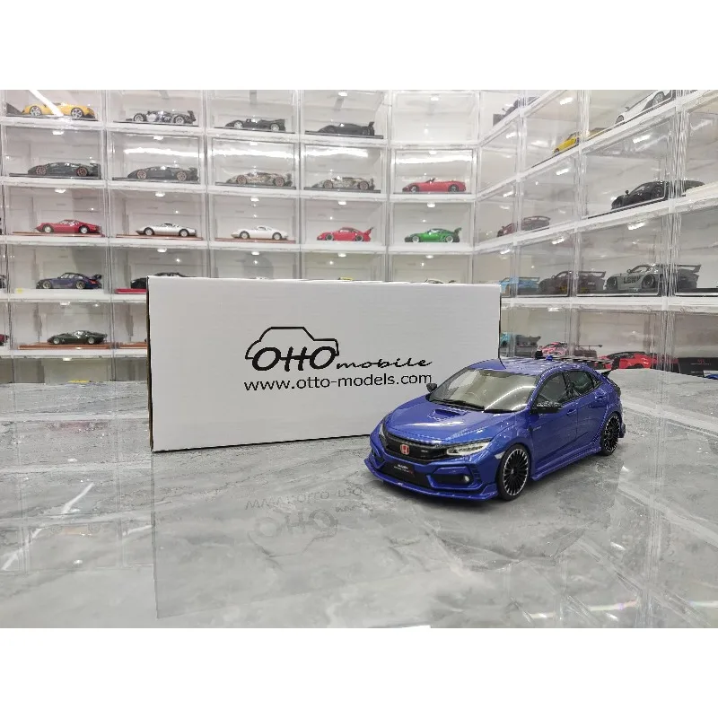 

В наличии 1:18 HONDA CIVIC FK8, литая под давлением модель автомобиля из смолы, праздничная подарочная игрушка для мальчиков, коллекционная игрушка для взрослых.