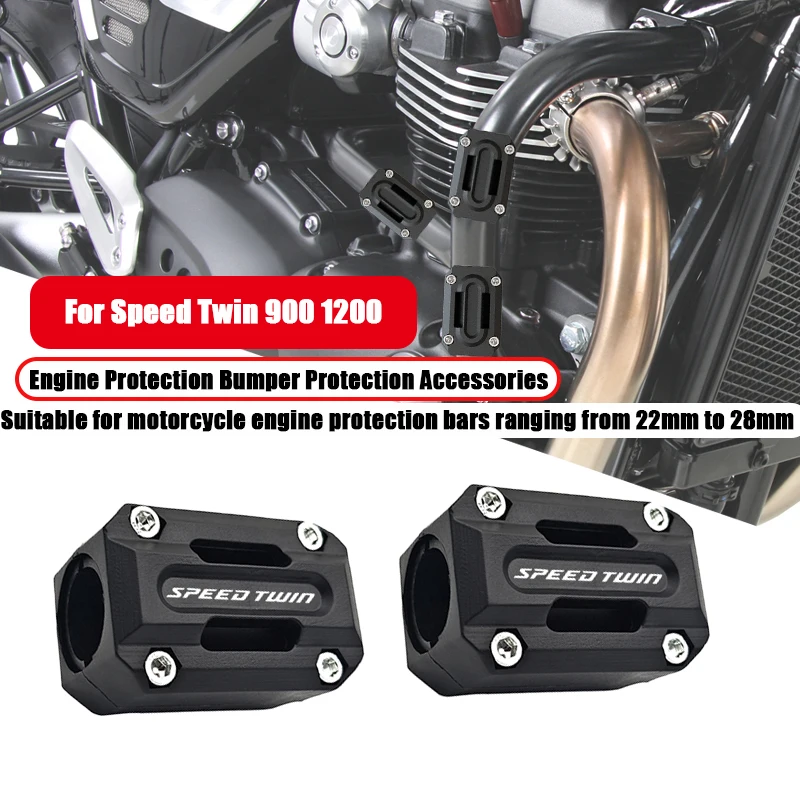 For Triumph Speed Twin 900 1200 22mm-28mm SpeedTwin1200 900  Engine Protection Bumper Protection Accessories 22mm-28mm