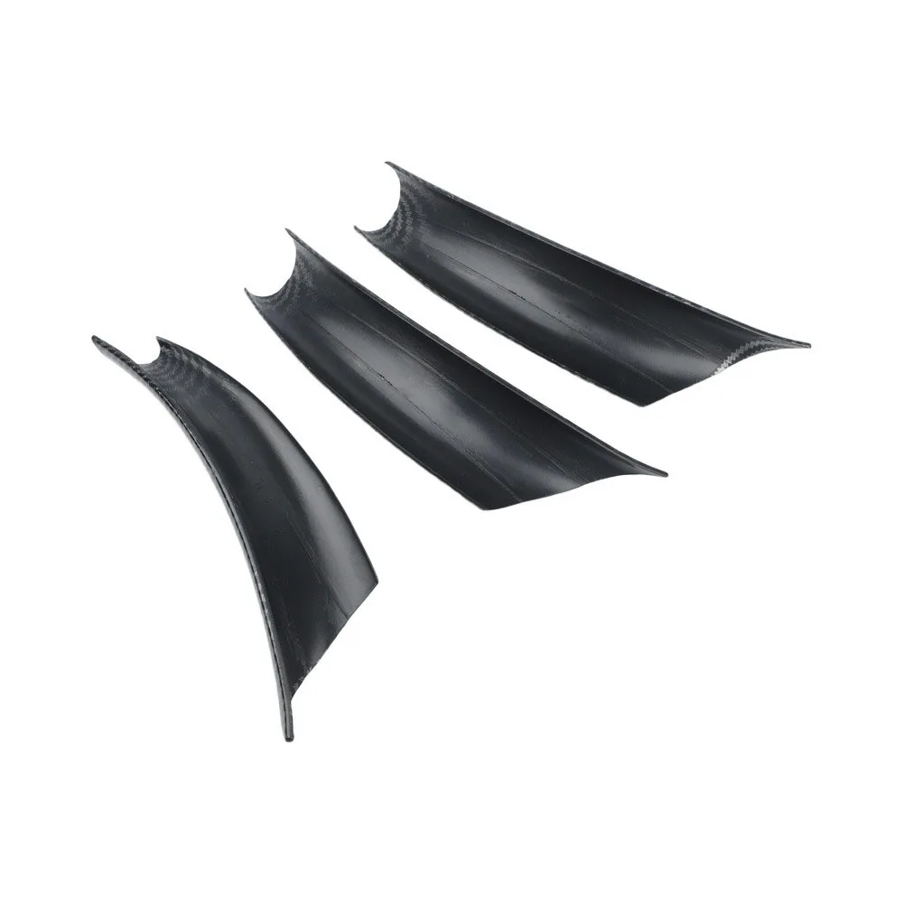 Interior Door Pull Cover Kit 3 Pieces for BMW X5 E70 X6 E71 E72 2007-2014 Carbon Texture Finish Enhances Vehicle Dashboard Style