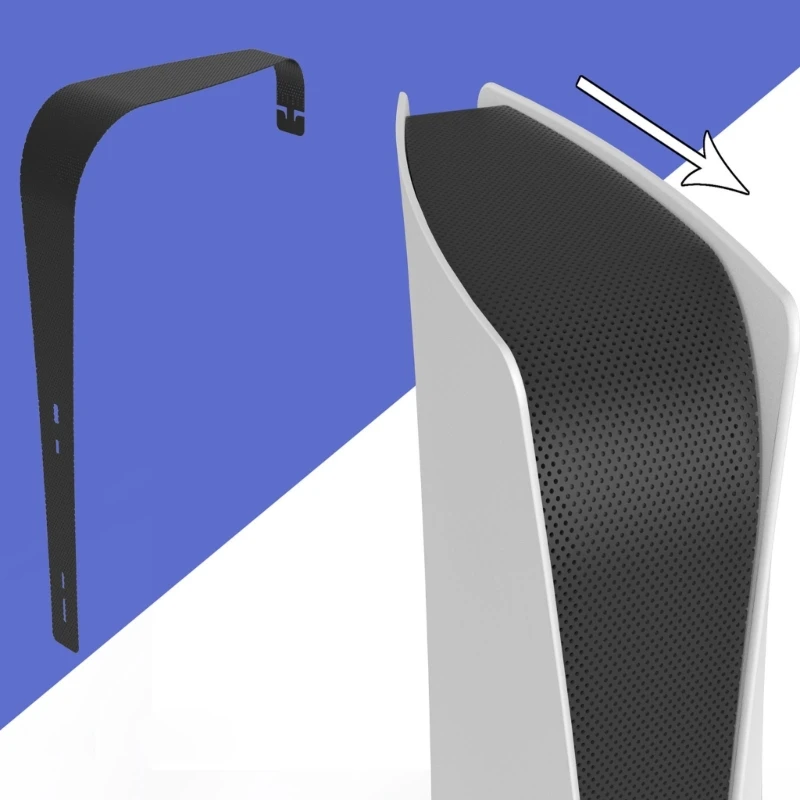 K1AA ฝุ่นยืดหยุ่นตาข่าย Protector สำหรับ PS 5 คอนโซล Anti-Scratch ป้องกันฝุ่นผิวโฮสต์กลางแถบ Gamepad อุปกรณ์เสริม
