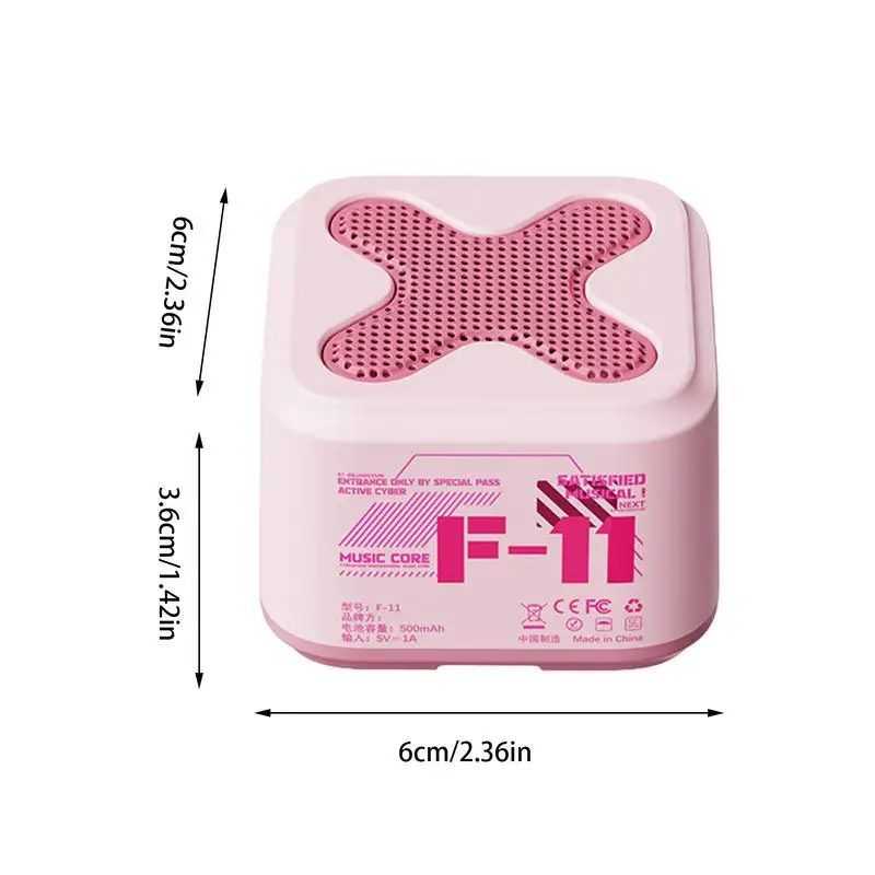 Smart Speaker Small Wireless Speaker With Sub-woofer Design Loud Volume Portable Wireless Speakers For Car Outdoors Beach