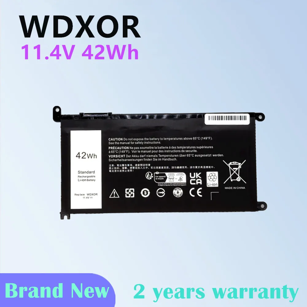 

Laptop Battery For Dell Inspiron 17 5765 5767 5770 5775(P35E) WDXOR P66F P69G P74G P70F For Latitude 3180 3189 3390