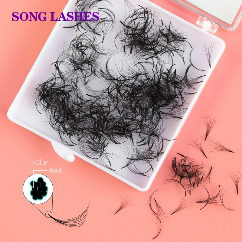 SONG LASHES 500 Fans Premade Volum Loose Fans Lashes Sharp Thin Pointy Base Eyelashes DD Curl Professional Makeup Tools