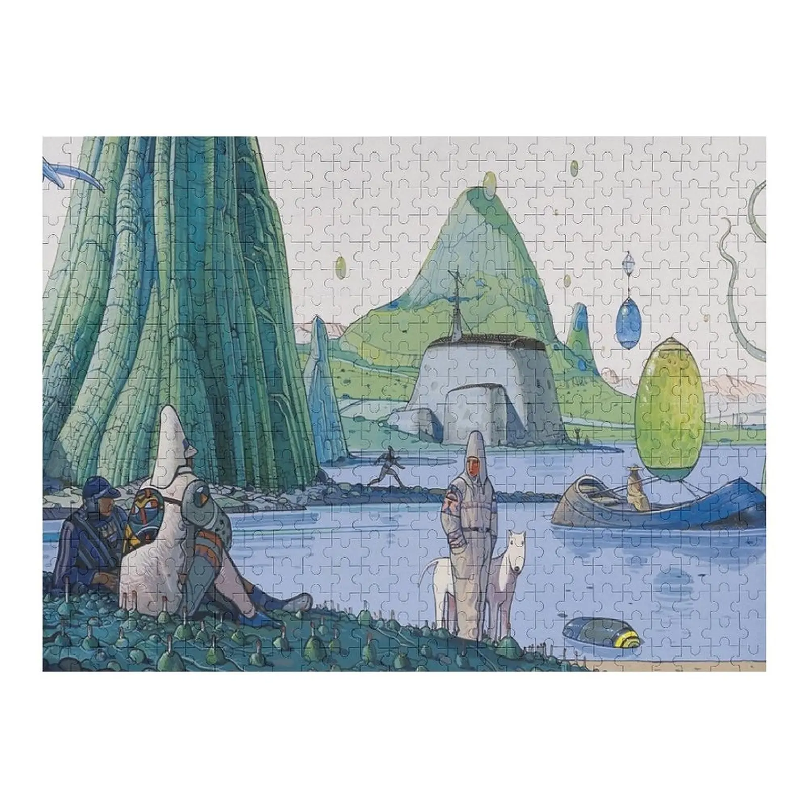 

Moebius - Jean Giraud Jigsaw Puzzle Jigsaw Custom Personalised Customized Gifts For Kids Custom Puzzle