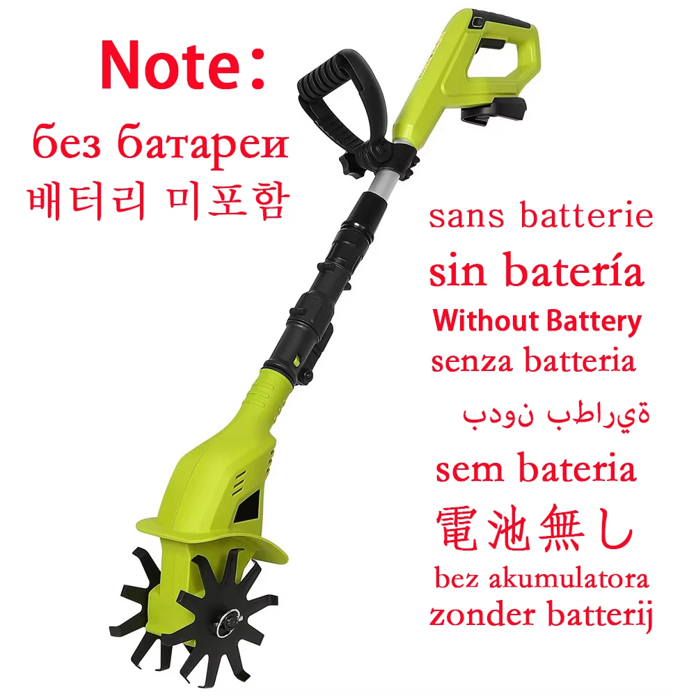 Handheld Rotary Electric Ripper Cultivator,Garden Rotary Tiller,for Makita,Extensible Grounding Machine Power Tool,Small Weeder