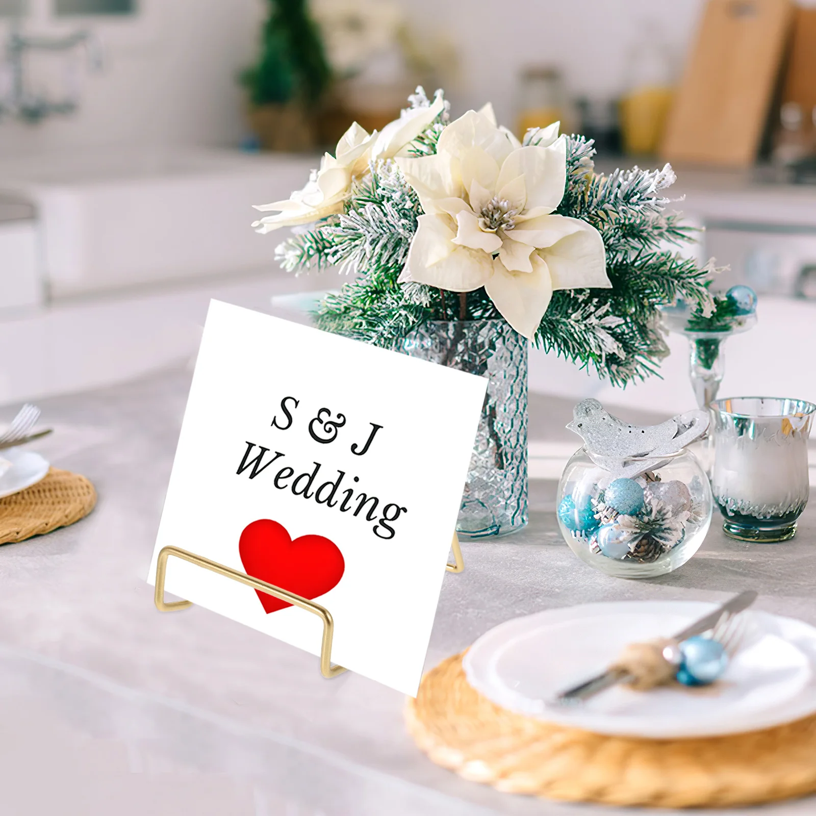 Desktop Display Metal Book Holder For Photo Frames Albums Crafts Storage Base Tabletop Picture Frame Support Iron Frame Stand