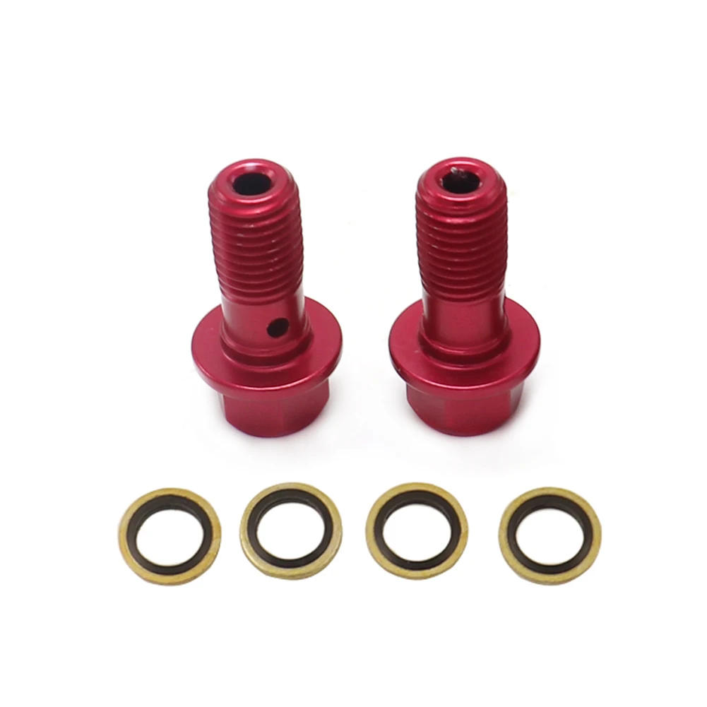 Hydraulic Clutch and Brake Oil Hose Fuel Hose Oil Cooler Refitting Aluminum M10 Bolts For Connector End