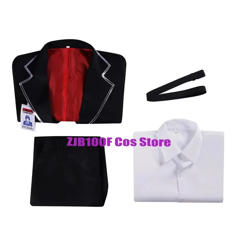 LIMBUS COMPANY Cosplay Anime RyoShu Cosplay Costume Trench Uniforms Suit Halloween Party Men Women Clothes Uniforms