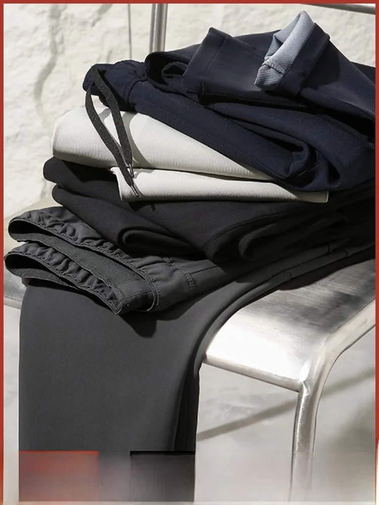 

Мужские мягкие спортивные повседневные брюки на подкладке Fce, эргономичные водонепроницаемые прямые брюки с 3D пошивкой