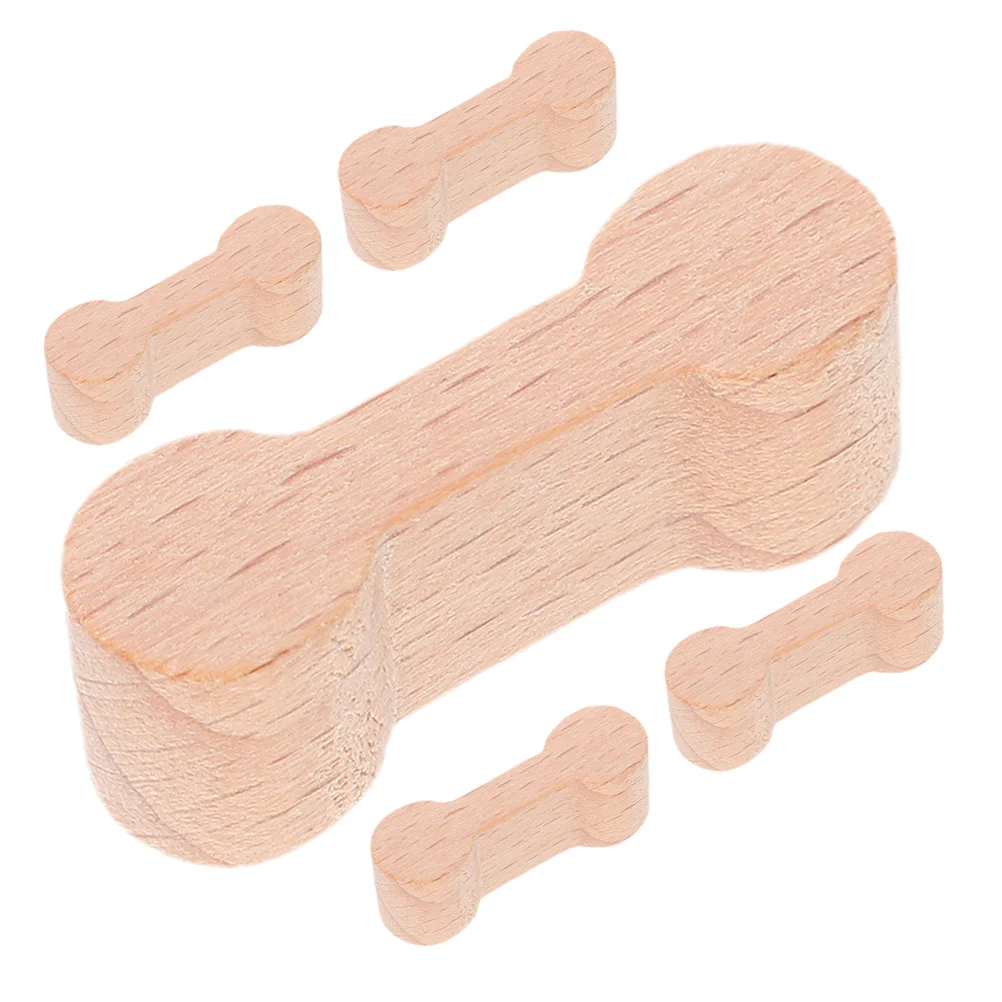 5 Pcs Wooden Train Track Children Toy Buckle for Kids Simulation The List Connection Part Railway DIY Model