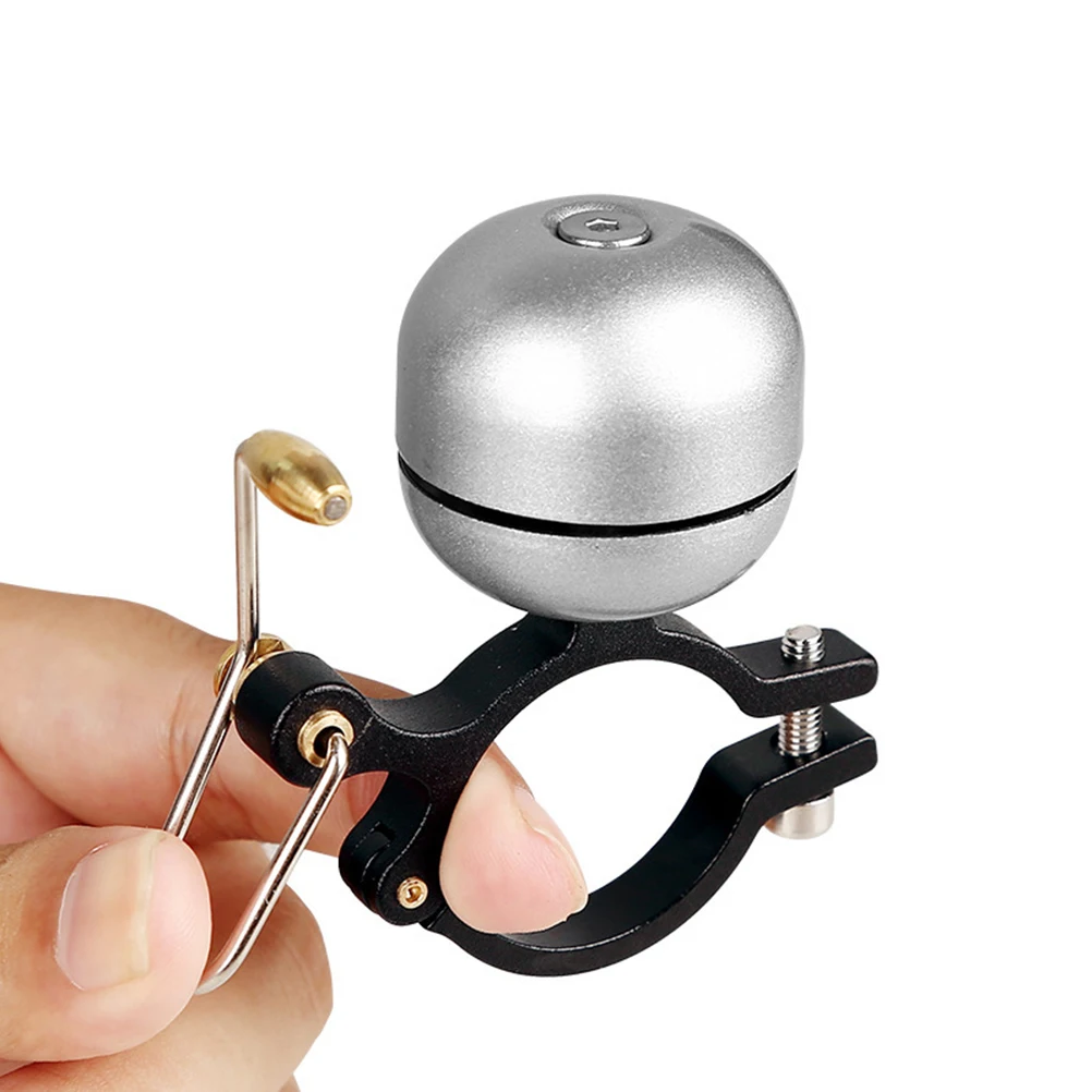 1Pcs Copper Bike Bell Loud Clear Tone Cycling Alarm for Mountain Road Bikes Black Durable Bell Loud Sound Bike Ring