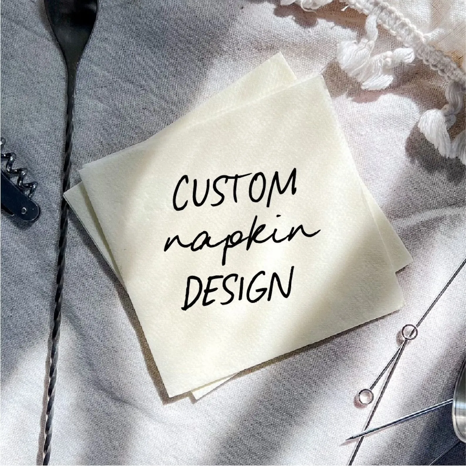 Fully Custom Napkin Design | Wedding | Party | Bachelorette | Birthday | Personalized | Baby Shower | Bridal Shower | Engagement