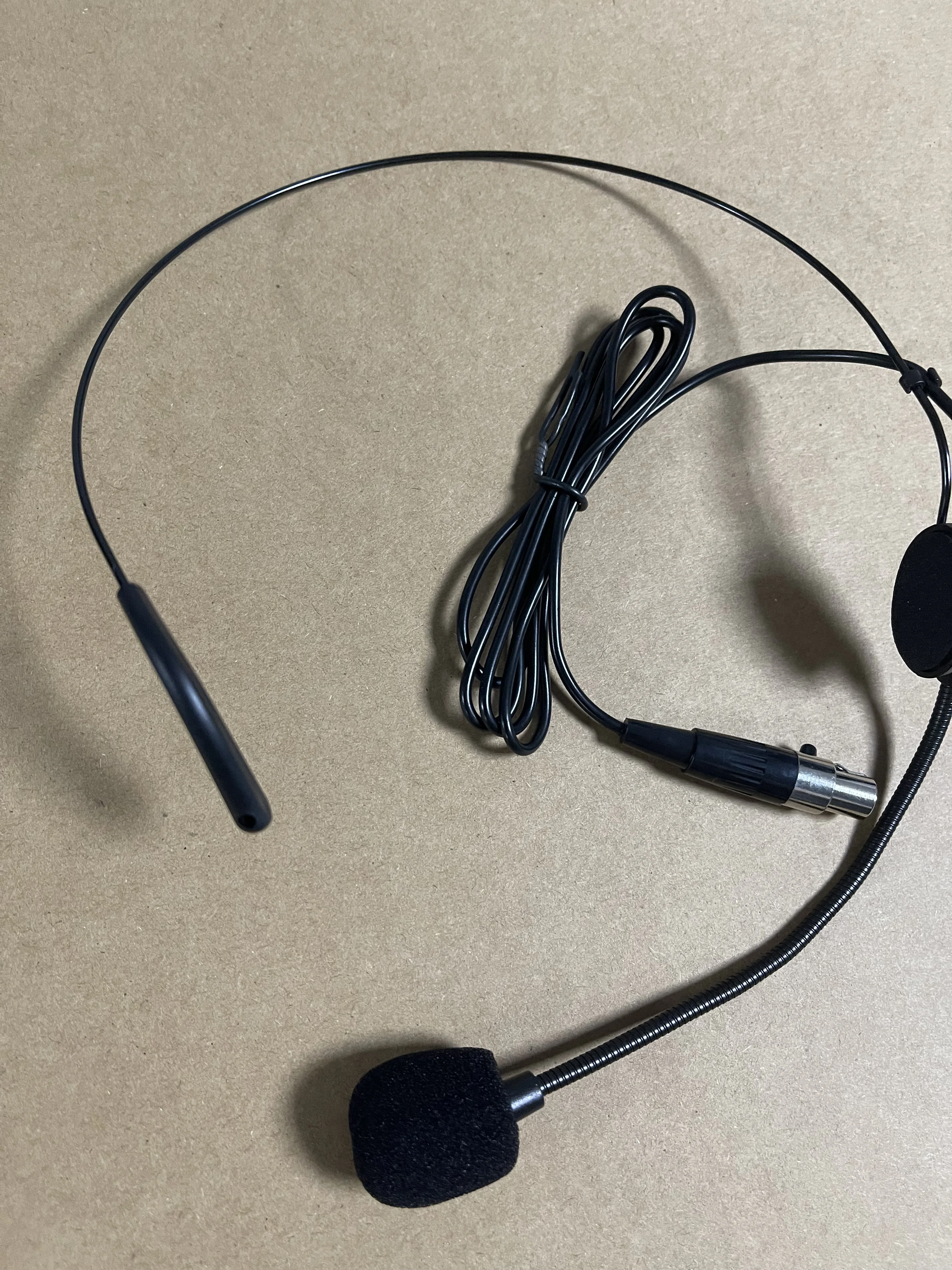 KATELEIYU Professional wireless microphone accessories Head mounted cable Collar clip cable 1.5m 3-pin Canon