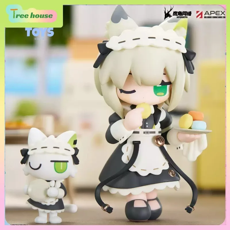 

Authentic APEX Arknights Cuties Series Q-Version Figure – Kal'tsit Timeless (Maid Ver.) & Mon3tr Collectible PVC Model Toys