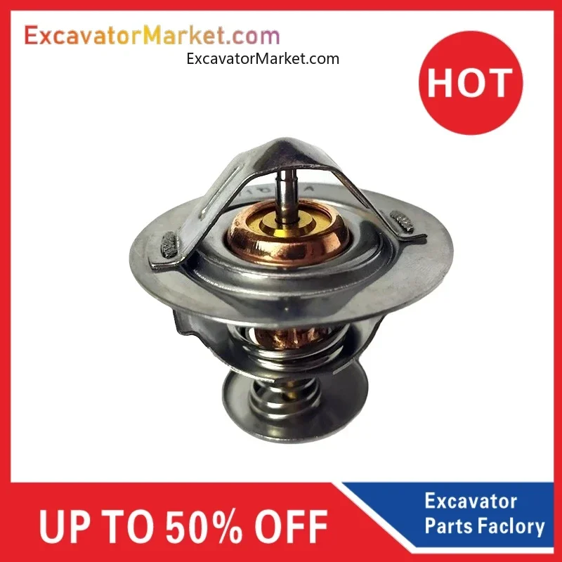 

For excavator For Yanmar 4TNV94/98 4D84/88 engine thermostat thermostat Repair parts high quality Excavator Accessories