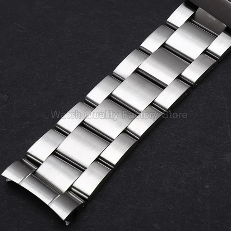 22mm Stainless Steel Watch Strap for Breitling Superocean Challenger Avengers Arcuate Interface Wear Resistant Luster Advantage view 5