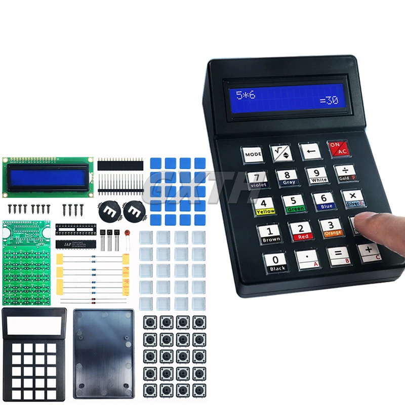 Calculator DIY Electronic Kit Welding Practice Production Kit 51 Microcontroller With LCD1062 Display