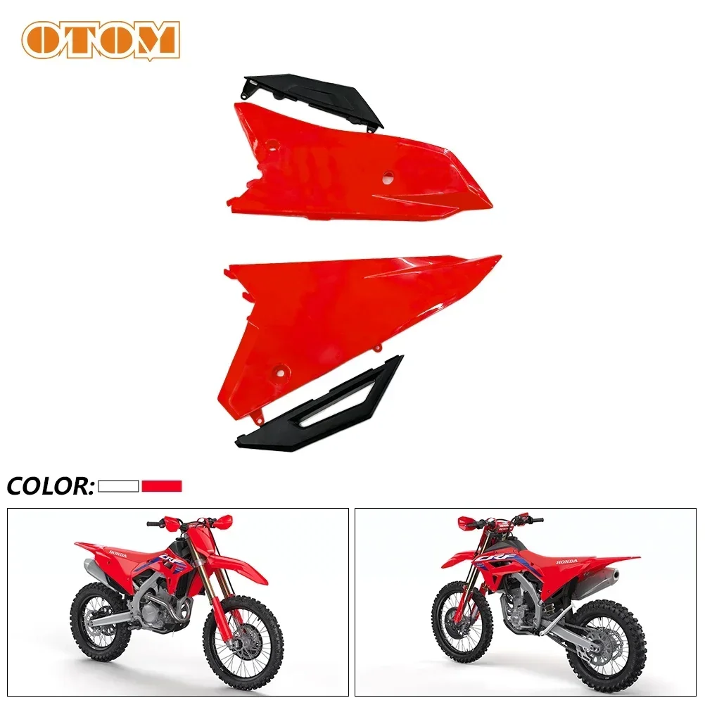 For HONDA CRF250RX 2024 Motocross Rear Panel Guard Red White Guard Cover CRF300RX 450RX Plastic Mudguard Motorcycle Accessories