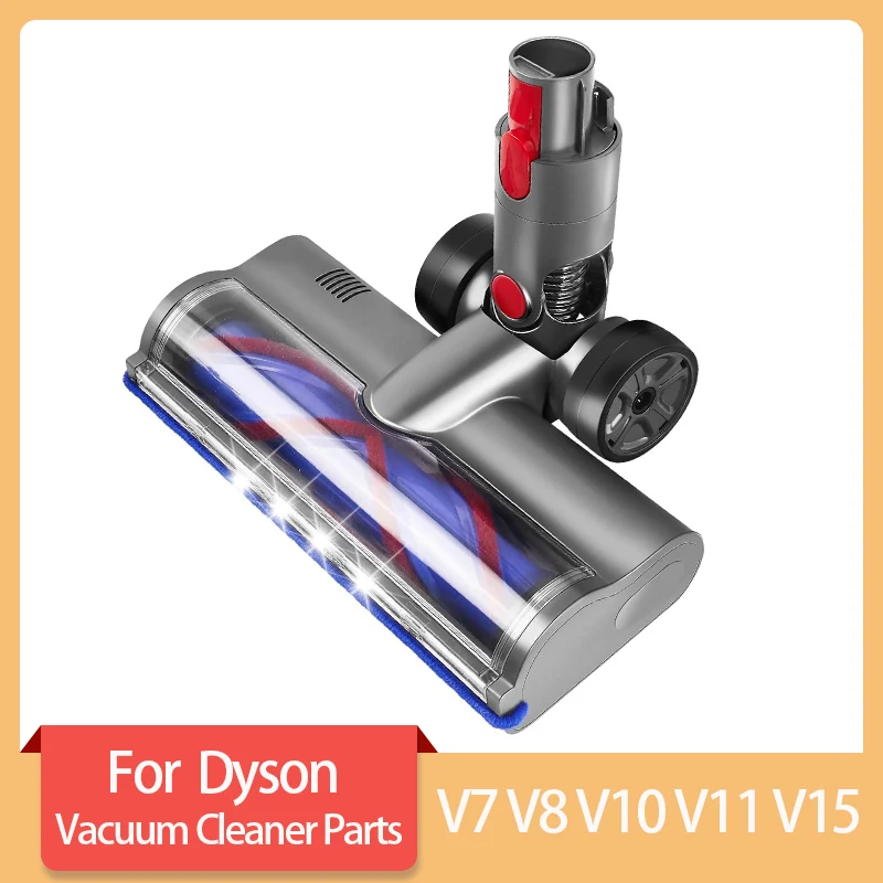 Direct Drive Brush Head of Vacuum Cleaner for Dyson V7 V8 V10 V15 SV10 SV12 Models Cleaner Head Replacement Parts Accessories