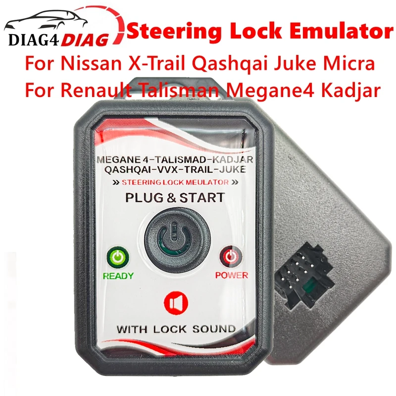 ESL ELV Steering Lock Emulator for Nissan X-Trail Qashqai Juke Micra for Renault Talisman Megane4 Kadjar Megane Plug Play