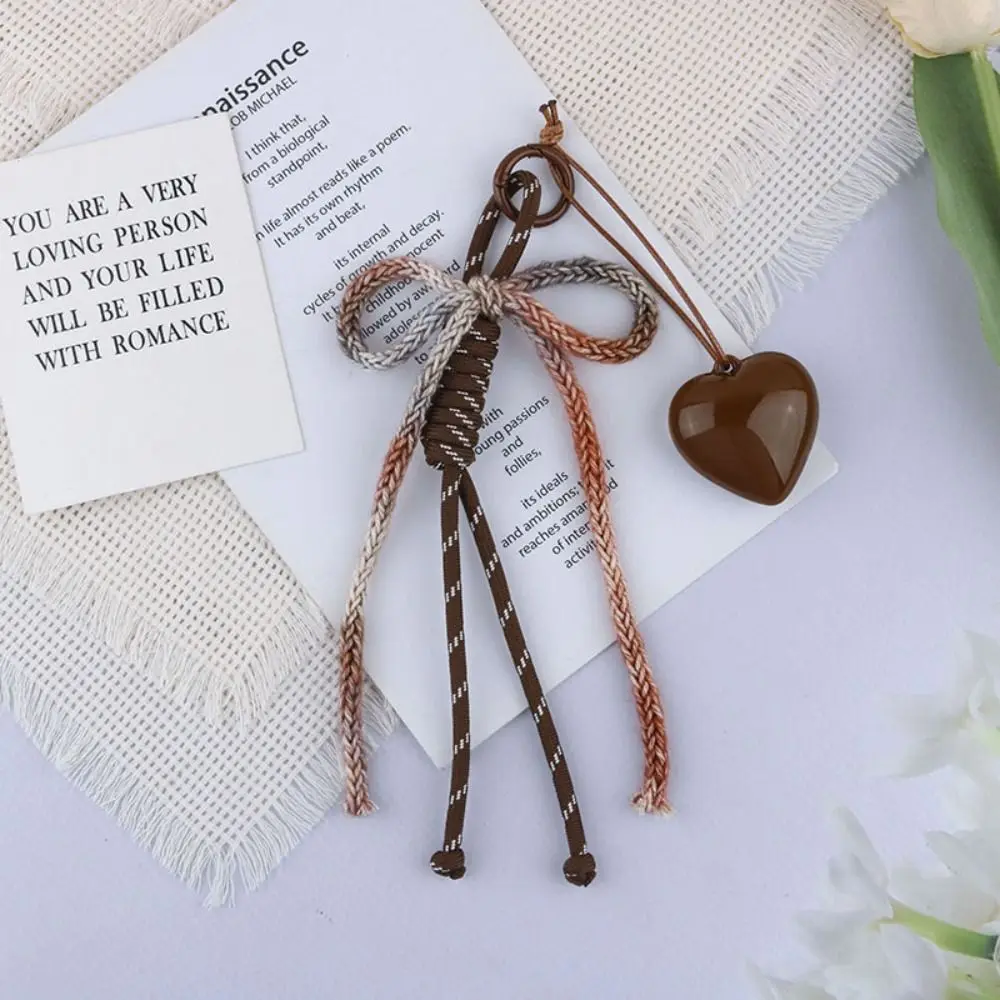 

Korean Creative Heart Keychain Pendant Cute Versatile Phone Case Hanging Ornaments Fashion Backpack Decoration Accessories Gift