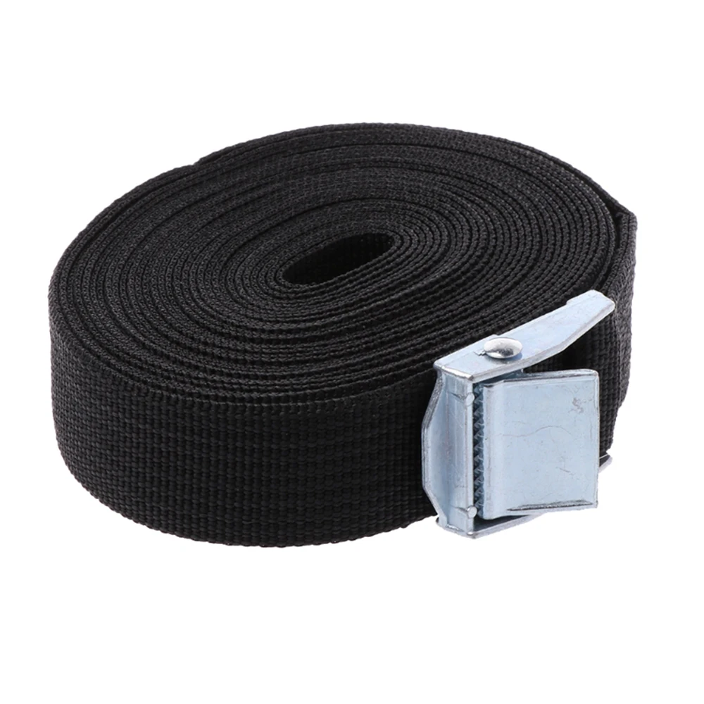 

2M*50mm Car Tension Rope Tie Down Strap Strong Ratchet Belt Luggage Bag Cargo Lashing With Metal Buckle Tow Rope Tensioner