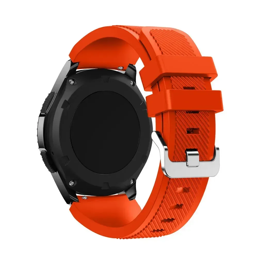 20-mm- und 22-mm-Armband für Samsung Galaxy Watch 5/6/4/3/46 mm/Active 2/Gear S3 Frontier/Sport, Silikonarmband, Huawei GT 4/3/2/2E. – Detail 15