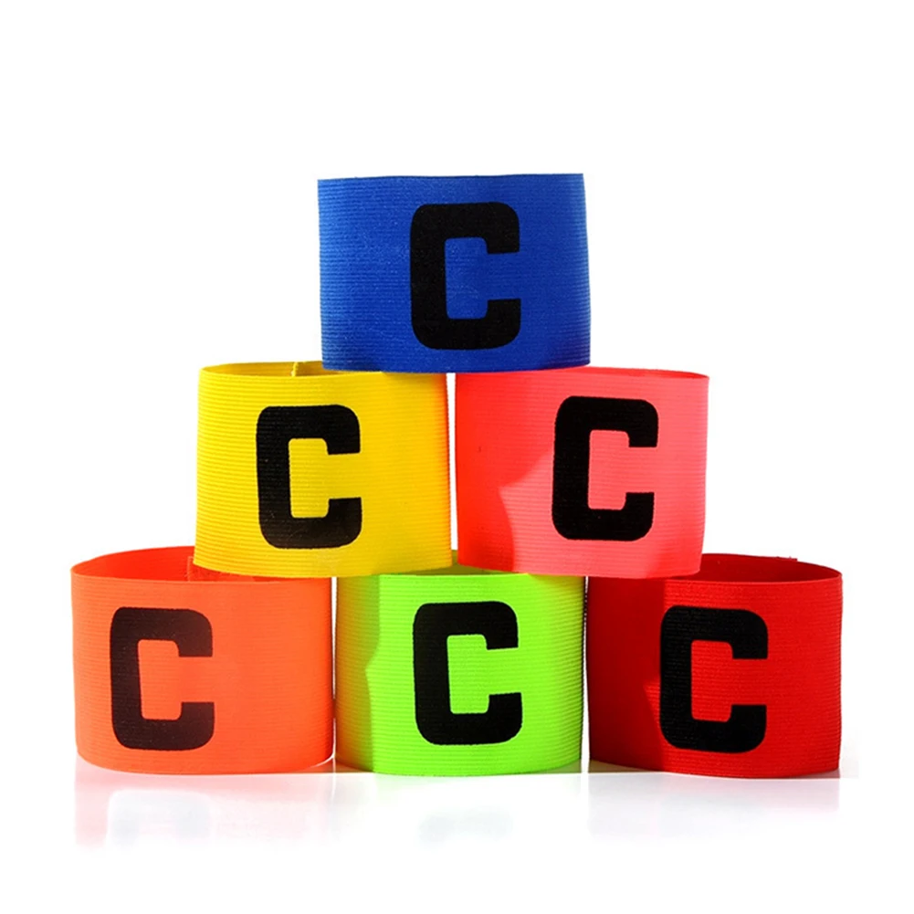 سوار يد كابتن محترف ، شارة كرة قدم للقادة ، ألوان زاهية ، هدية منافسة لكرة القدم