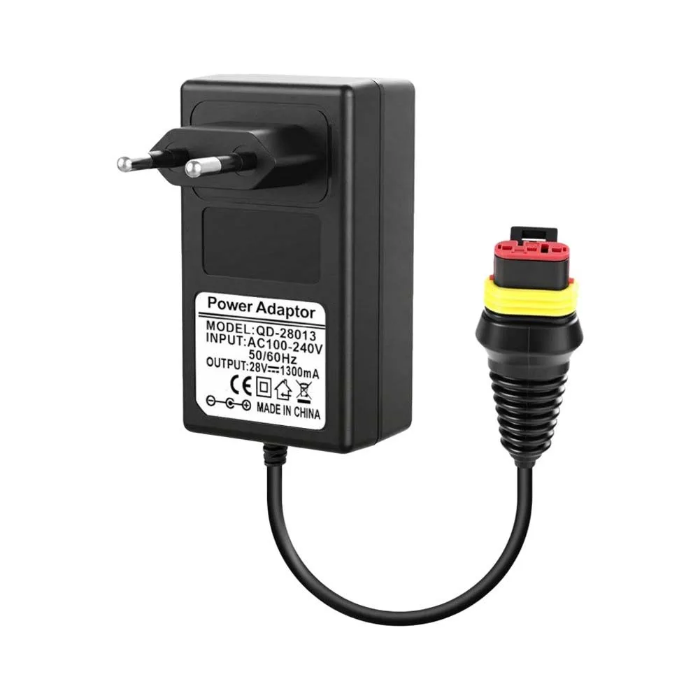 28V 1.3A Replacement Power Adapter for Robot Mower Models R38Li R40Li R45Li Supporting 100V-240V Input Voltage Range
