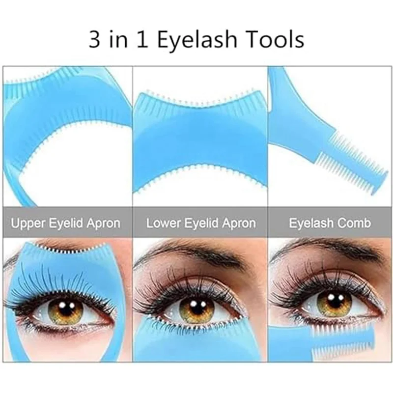 ABUU-Eyelashes Tools Mascara Shield Applicator ,Eyelash Tool Upper Lower Eye Lash Mascara Guard Applicator