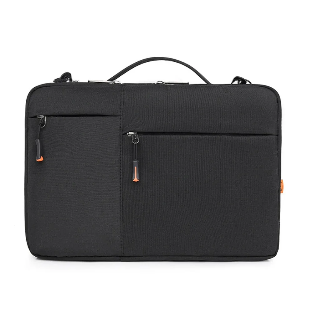 13 14 inch Shockproof Tablet Bag Multilayer Multiple Pockets Protective Pouch Waterproof Plush Lining Laptop Handbag Case