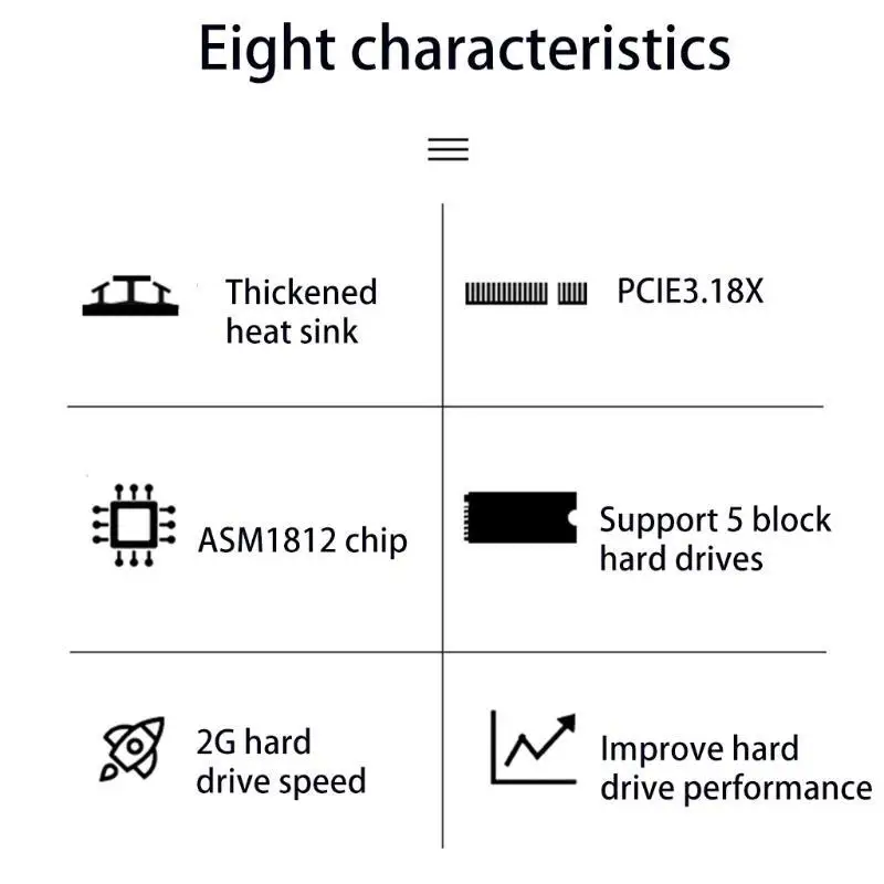 R53C NVMe SSD zu PCI-e 3.1 Erweiterungskartenadapter, unterstützt 2 x für M.2 (für M für K). – Detail 8