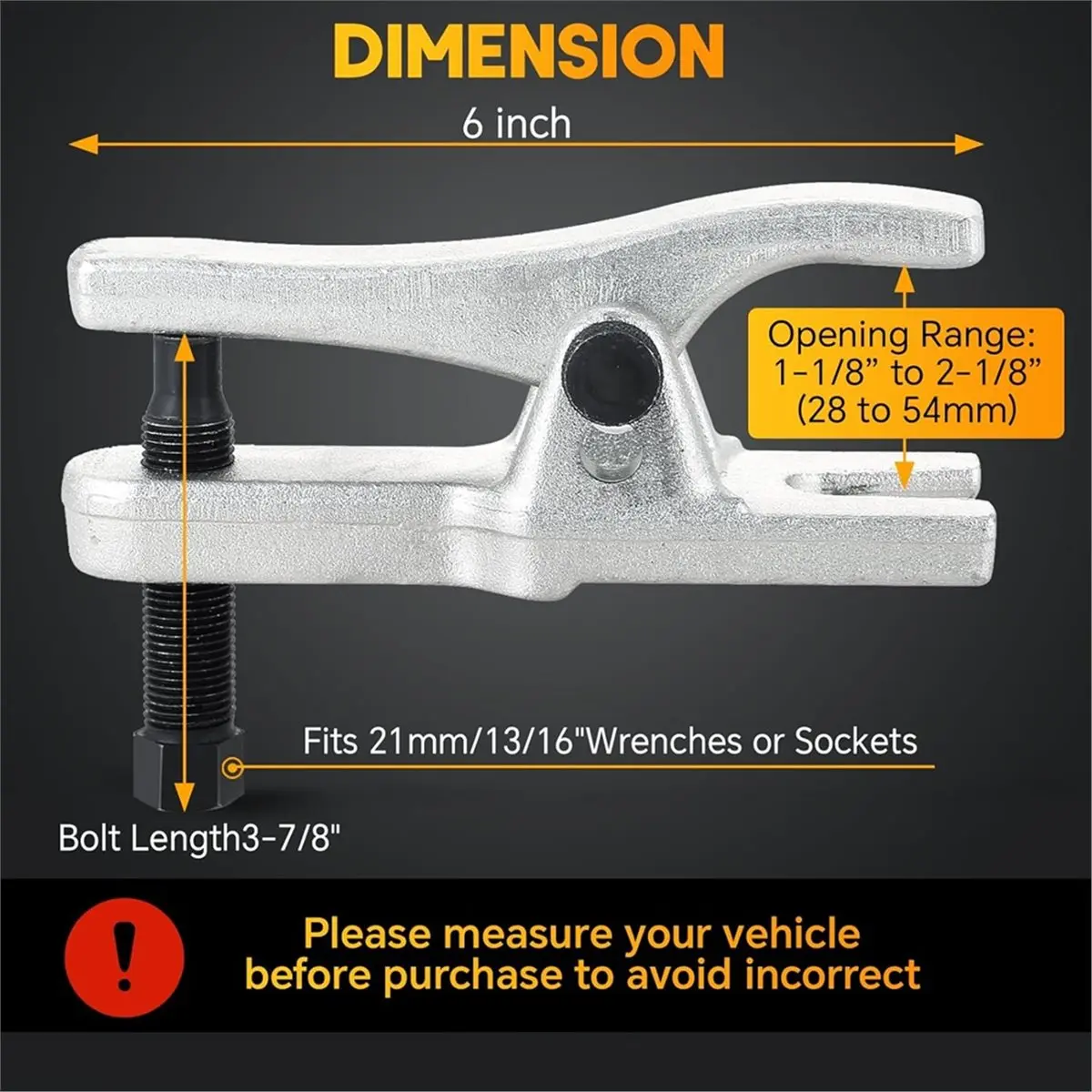 

【50% OFF】Ball Joint Separator Ball Joint Removal Tool for Separating Arms, Tie Rods, Ball Joints on Cars