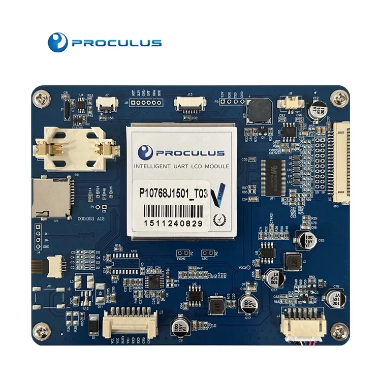 Proculus  Customizable 15.1 Inch 1024*768 uart Lcd display Industrial Touch Screen tft display lcd module for beauty industry
