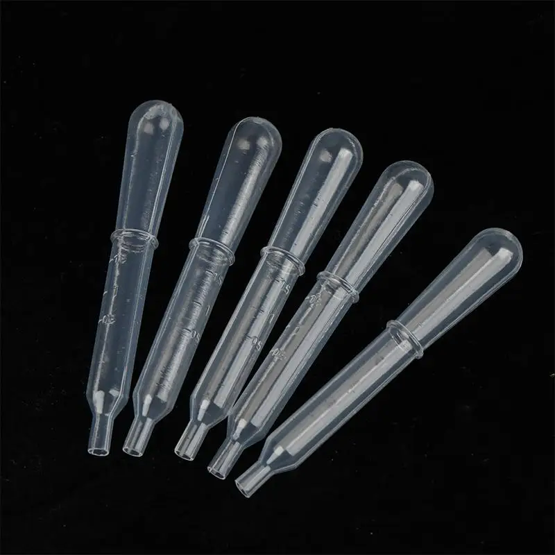 100Pcs/pack 1.5ml Airbrush Droppers Plastic Disposable Pipette Droppers for Precise Paint Mixing Art Science Classrooms