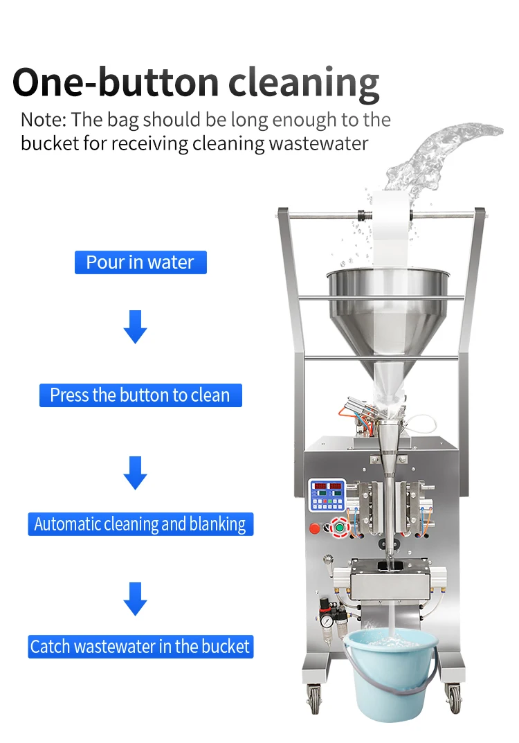 Fully Automatic Liquid Pneumatic Honey Filling And Packaging Machine  Syrup Sachet Paste Liquid Packaging Machine