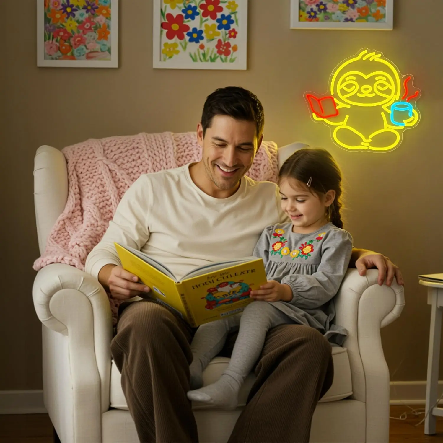 الكسل ضوء النيون تسجيل USB عكس الضوء LED النيون تسجيل لغرفة النوم غرف معيشة نادي بار رجل كهف هدايا الحفلات جدار الفن الديكور