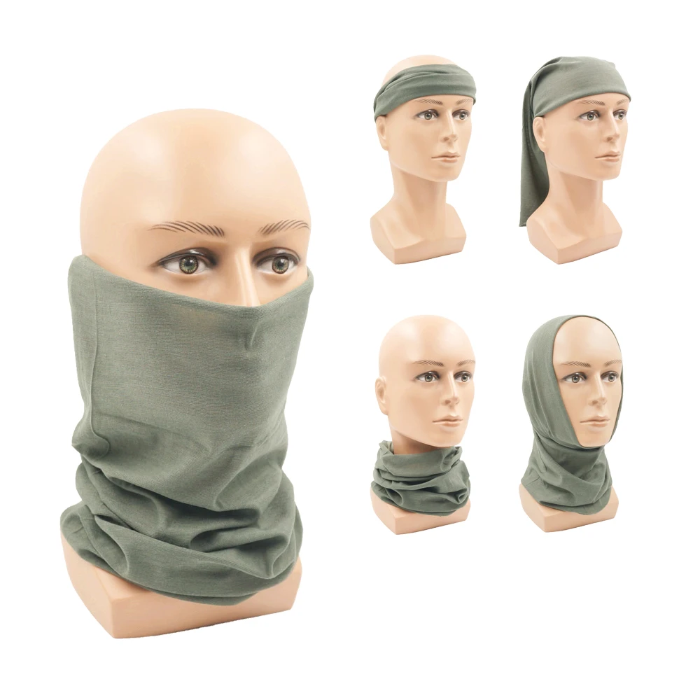 Military Army Green Hunting Fishing Scarf Sun Protection Dustproof Face Mask Men Women Neck Gaiter Bandanas Headband DC026