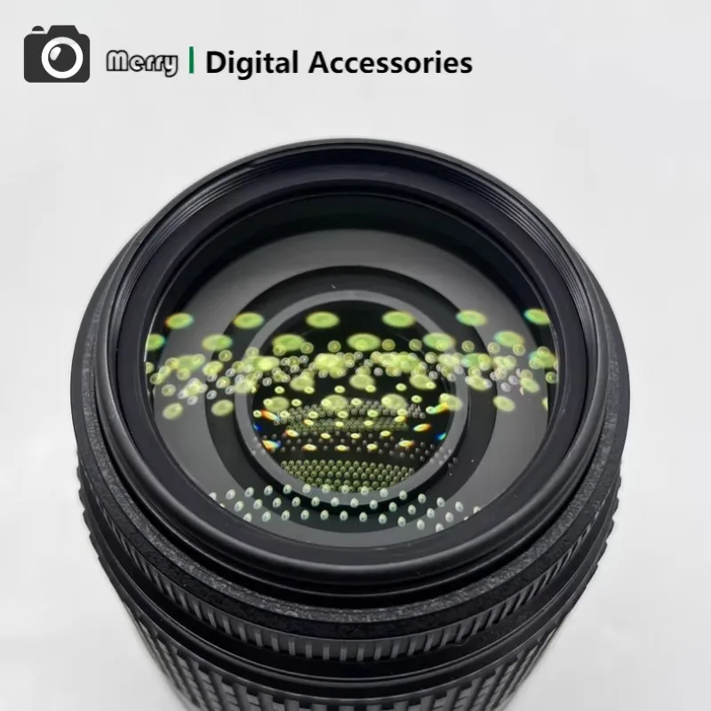 95% جديد حقيقي AF-S DX 55-300 مللي متر F4.5-5.6G ED VR عدسة لنيكون D3400 D3500 D5200 D5600 D7100 D7500 كاميرا