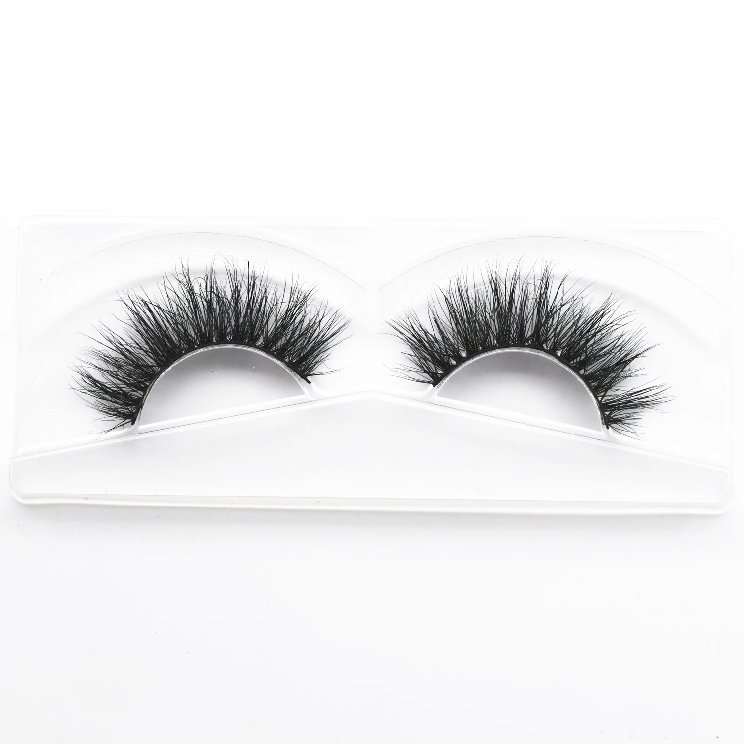 D102 Wispy 3D Mink ธรรมชาติยาว Crisscross ขนตาปลอม Miami Lashes Fluttery 3D Mink Lashes ที่สมบูรณ์แบบสำหรับตุ๊กตารูปลักษณ์