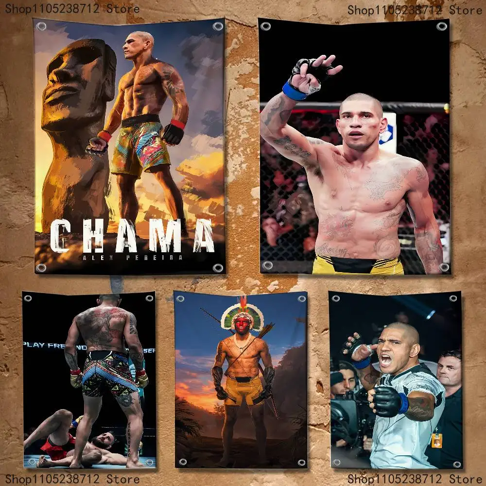 

Fighting Pereira Alex Flag Tapestry Banner For Bedroom Outdoor Living Room Restaurant Bar Wall Decor Party