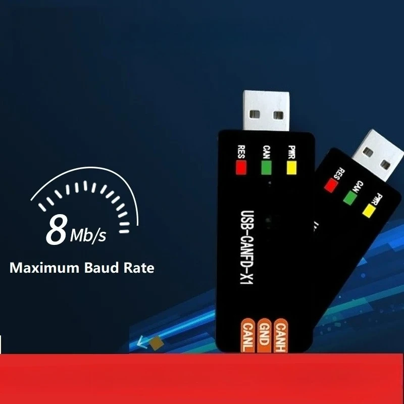 

CAN CANFD USBCANFD USB-адаптер для CANFD, главный компьютер (бас-мастер)