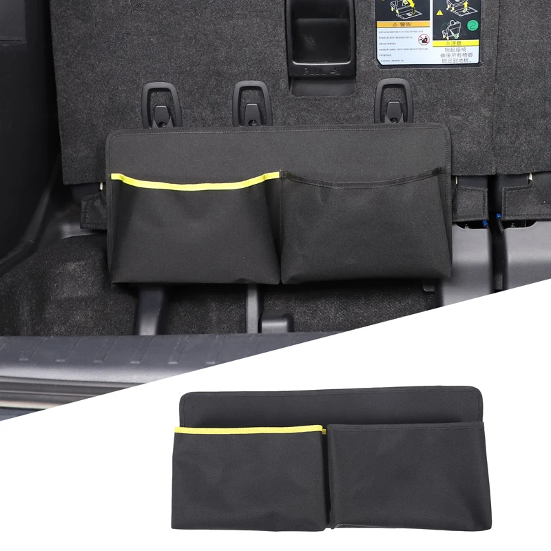 

Для Toyota Sienna 2021-2025 ткань Оксфорд, сумка для хранения на заднем сиденье автомобиля, багажник, подвесной пакет, автомобильный органайзер, аксессуары