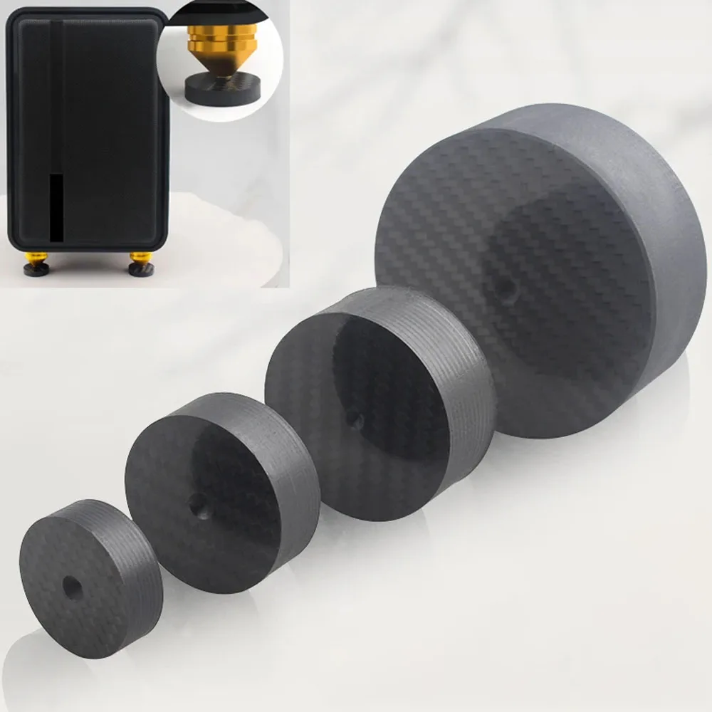 10Pcs 4K Carbon Fiber Shock Absorbing Spike Feet HIFI Fever Speaker Foot Pad For Amplifier CD Player Bookshelf Floor Speaker