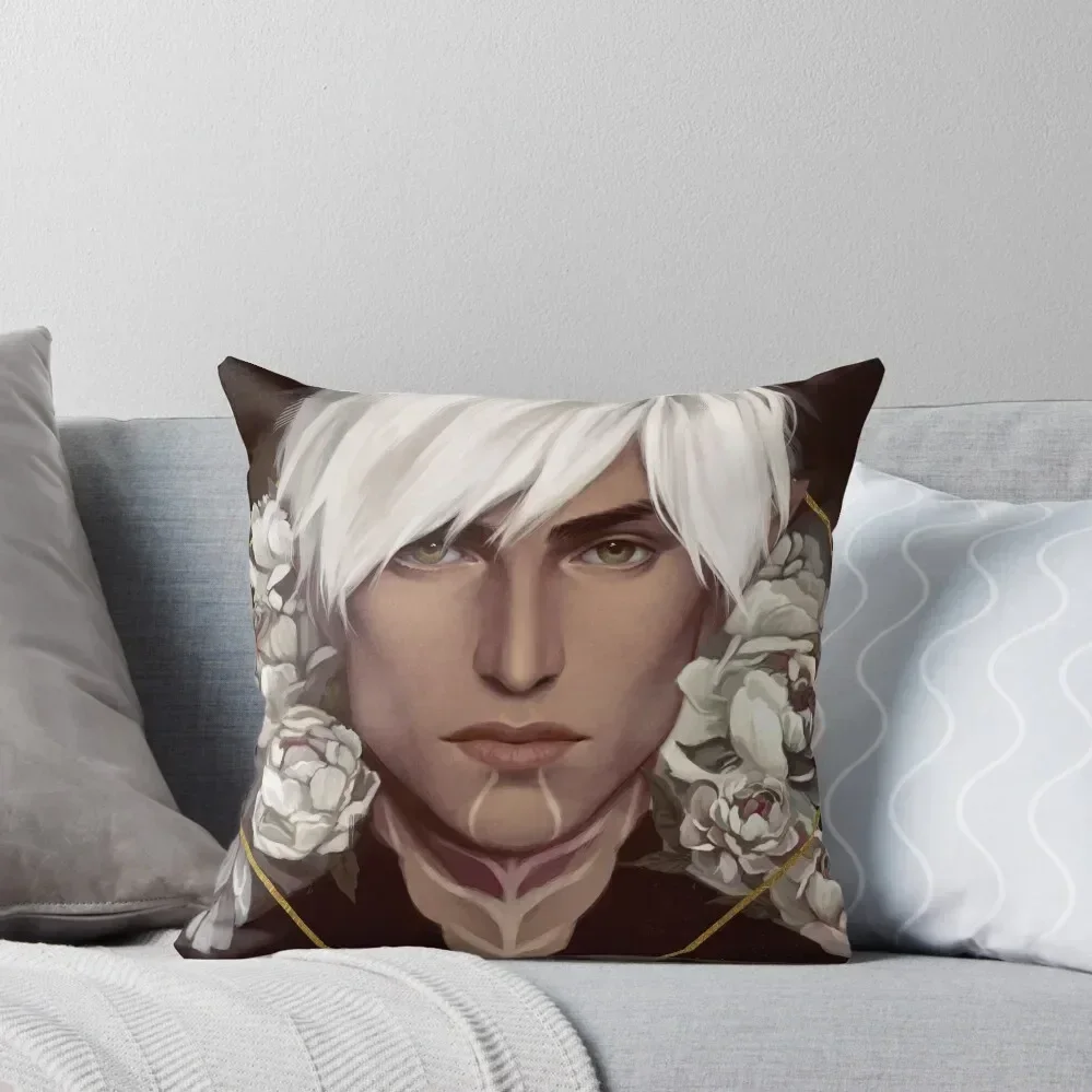 

Dragon Age: Fenris Throw Pillow Pillowcases For Pillows Cushion Cover Luxury Pillows Aesthetic Room decorating items pillow