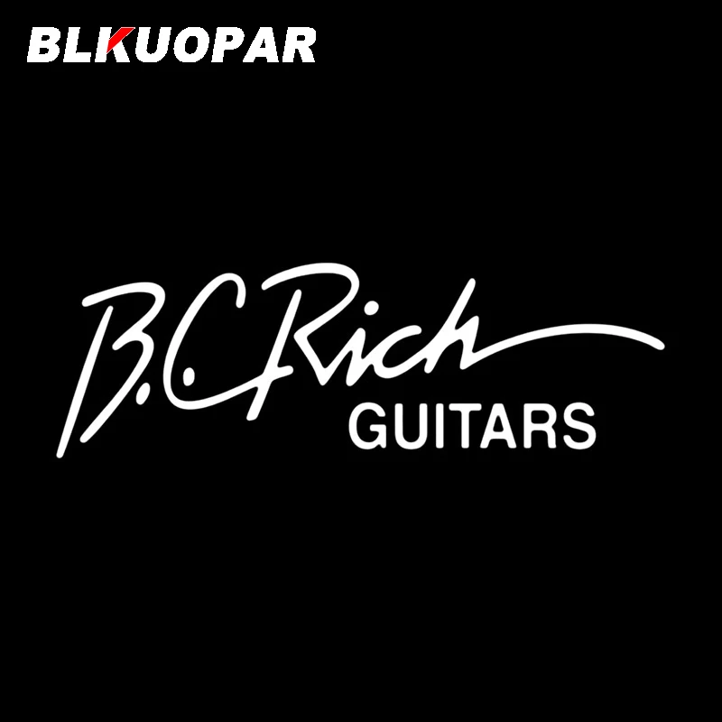 BLKUOPAR BC Rich Guitar Car Sticker Sunscreen Scratch-Proof Original Decal Waterproof Motorcycle Air Conditioner Decoration